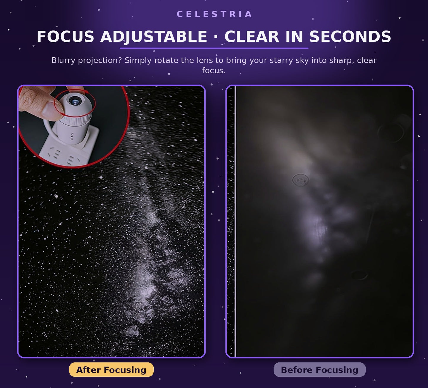Celestria Aurora Galaxy Projector